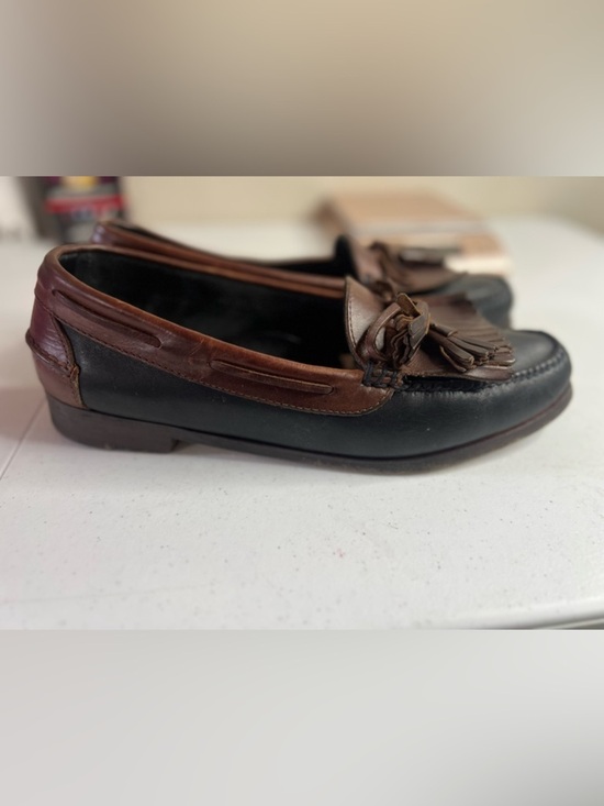 Cole Haan Country leather kilt tassel slip-on loafer shoes Men’s 12 Black Brown main image 6